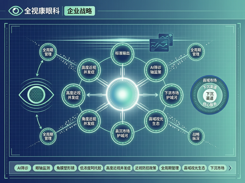 眼科企业“全周期管理矩阵与县域视光生态”战略:以标准输出构建下沉市场护城河