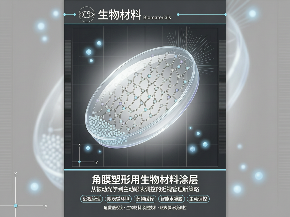 角膜塑形用生物材料涂层:从被动光学到主动眼表调控的近视管理新策略