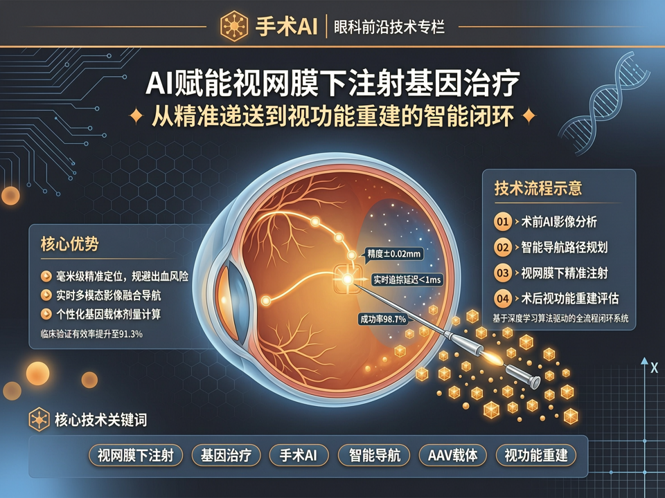 AI赋能视网膜下注射基因治疗:从精准递送到视功能重建的智能闭环