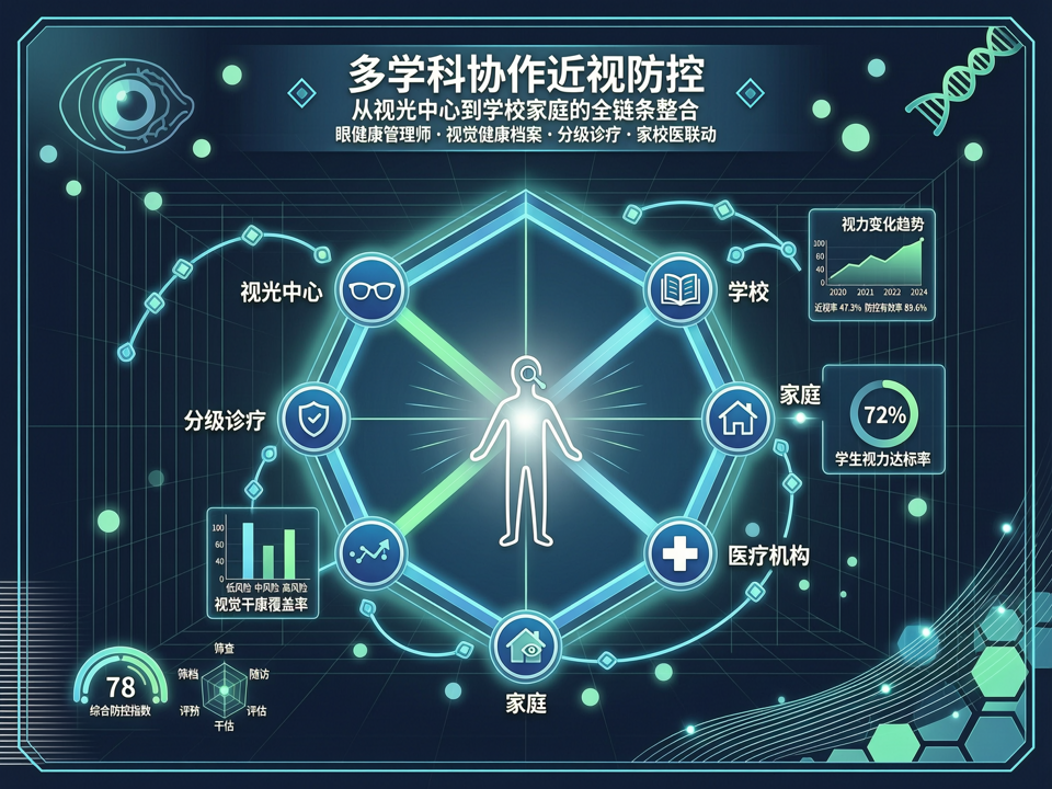 多学科协作下的近视防控:从视光中心到学校家庭的全链条整合