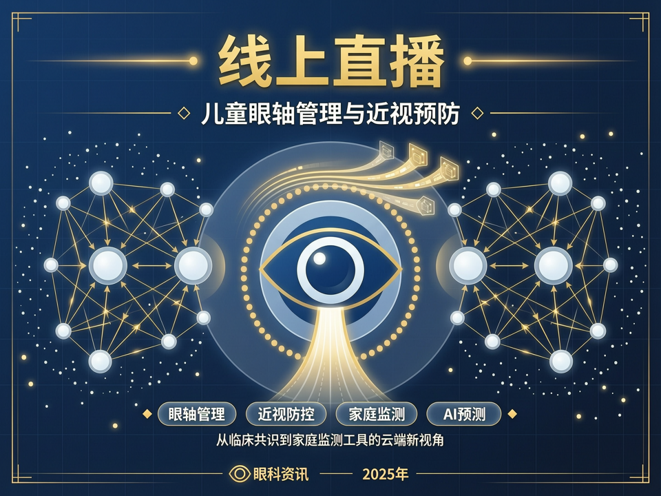 线上直播聚焦“儿童眼轴管理与近视预防”:从临床共识到家庭监测工具的云端新视角