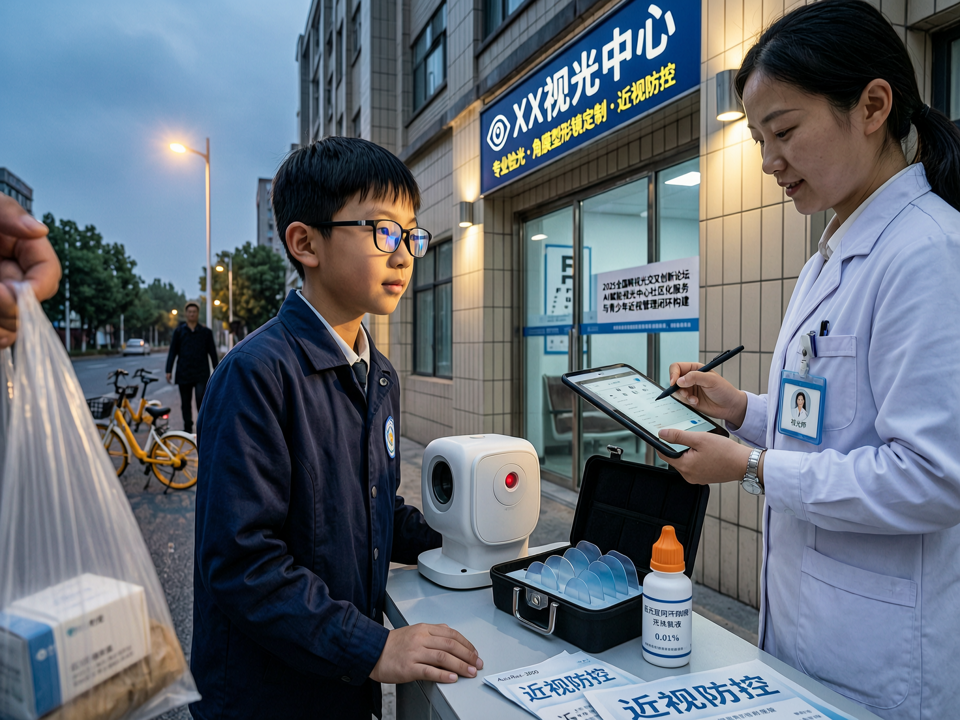 2025全国眼视光交叉创新论坛:AI赋能视光中心社区化服务与青少年近视管理闭环构建