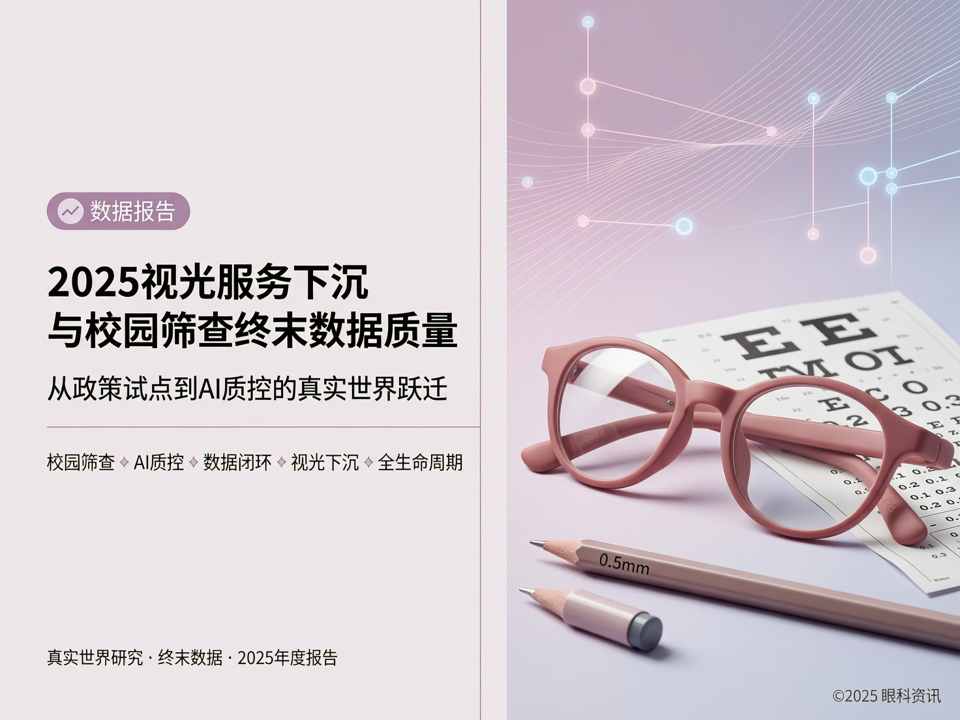 数据报告 | 2025视光服务下沉与校园筛查终末数据质量:从政策试点到AI质控的真实世界跃迁