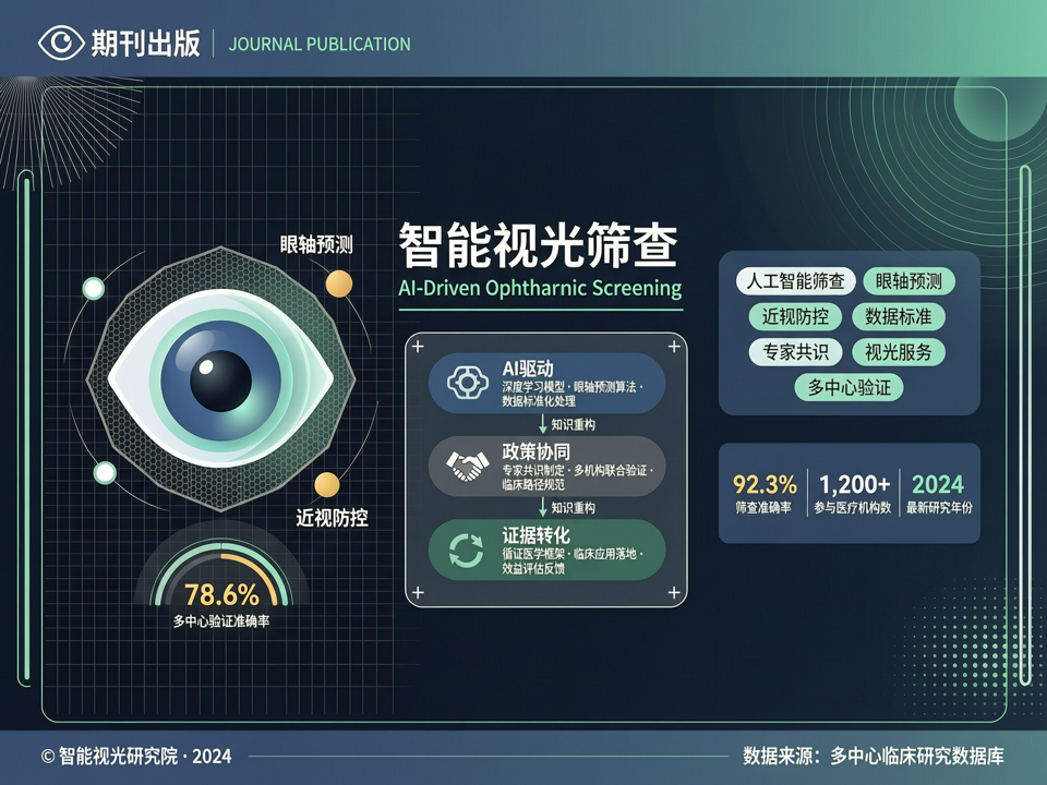 期刊出版视角下的智能视光筛查:AI驱动、政策协同与证据转化的知识重构