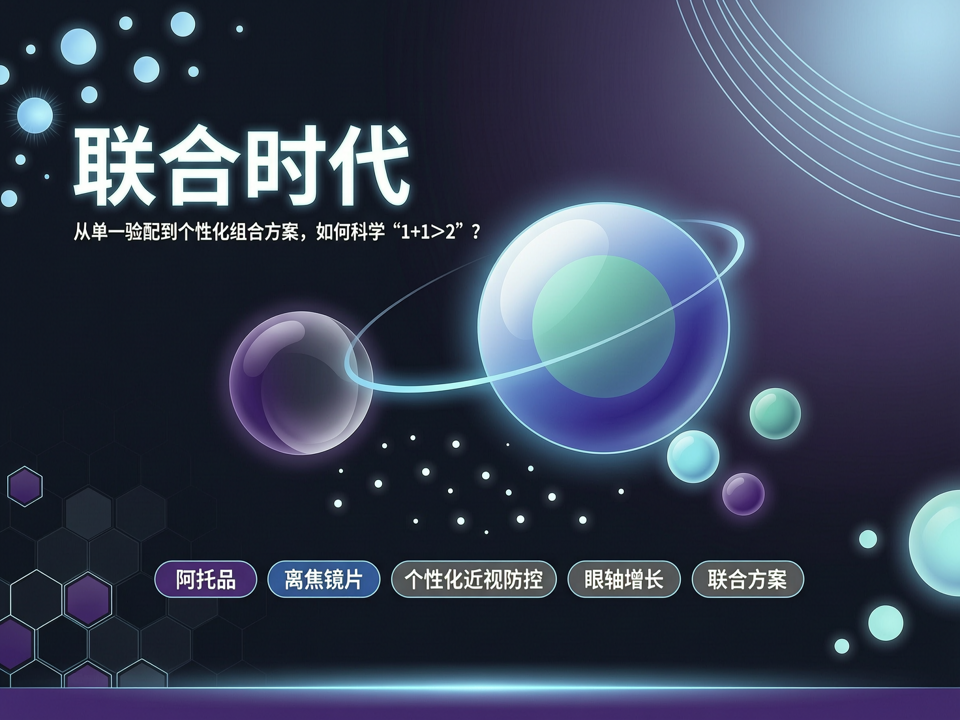 角膜塑形镜“联合时代”:从单一验配到个性化组合方案,如何科学‘1+1>2’?