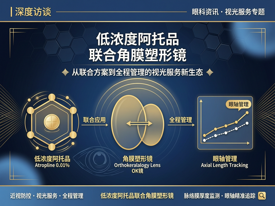 深度访谈 | 低浓度阿托品联合角膜塑形镜:从联合方案到全程管理的视光服务新生态