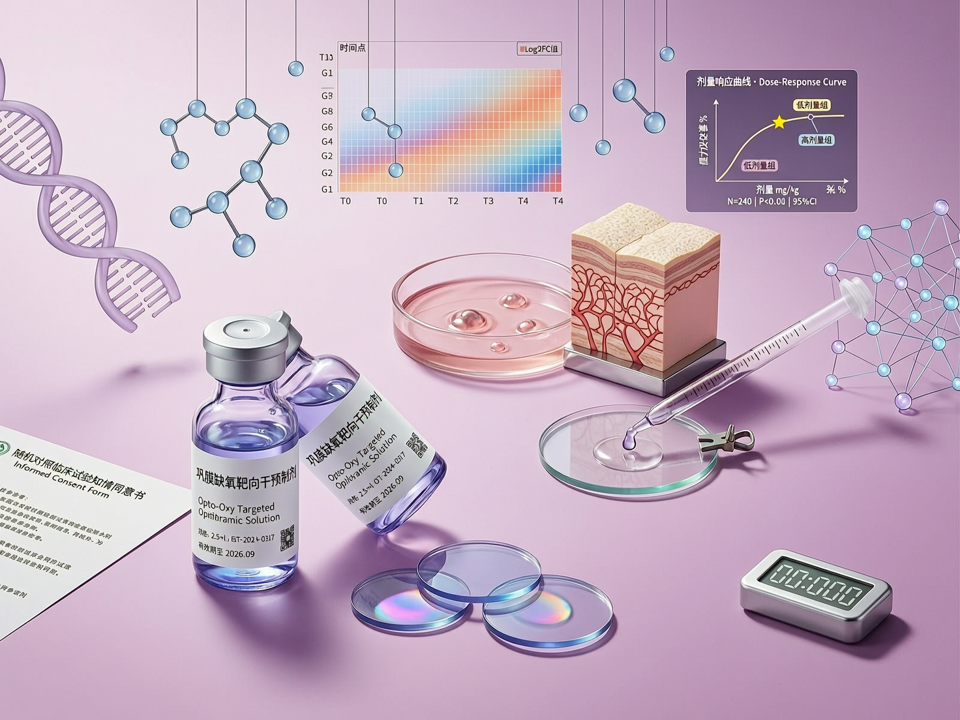 巩膜缺氧靶向药物与光学离焦联合干预的剂量优化:基于多组学与人工智能辅助的随机对照临床试验