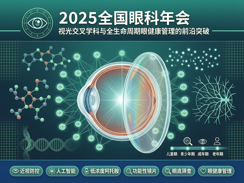2025全国眼科年会:视光交叉学科与全生命周期眼健康管理的前沿突破