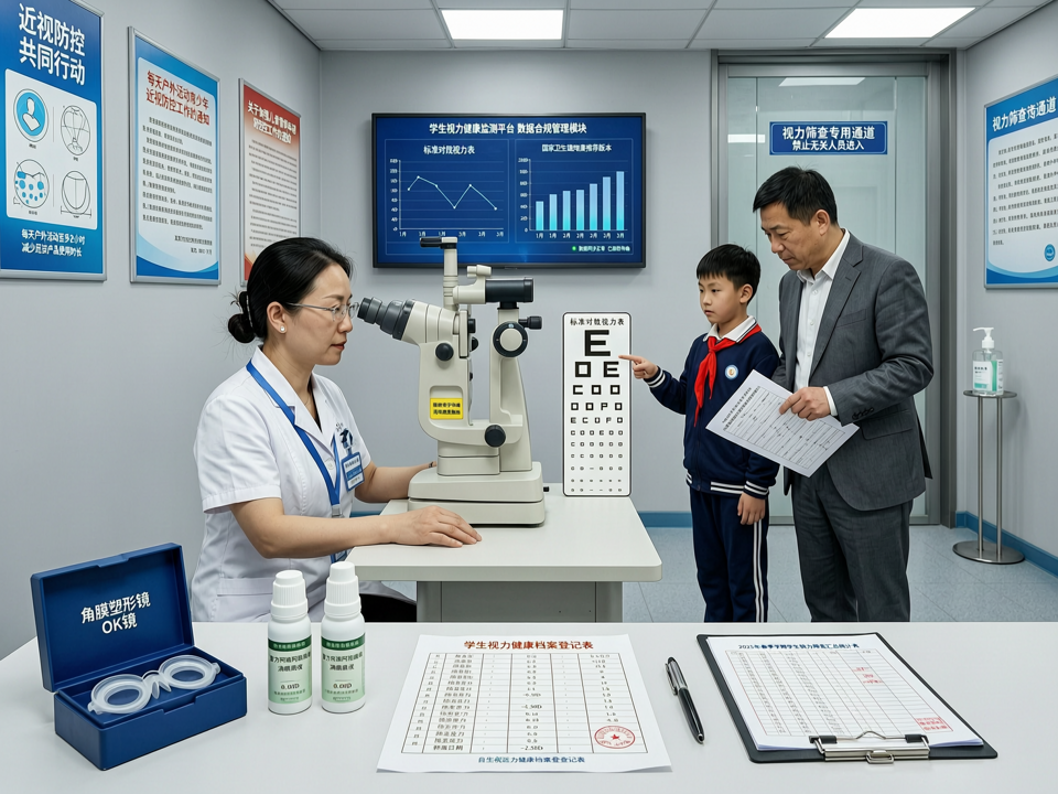 2025年近视防控地方化精准施策:从校园视力筛查数据质量到视光服务下沉的合规焦点