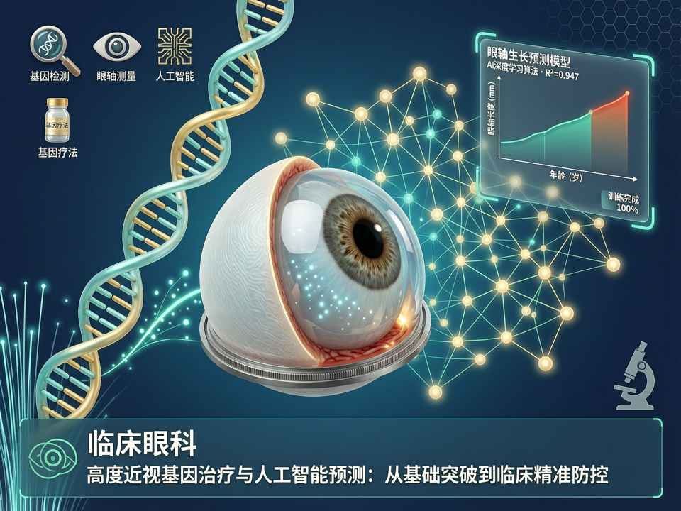 高度近视基因治疗与人工智能预测:从基础突破到临床精准防控