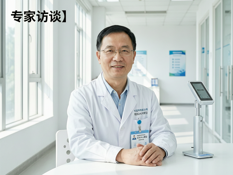 专访郑教授:从校园筛查数据治理到眼科AI大模型,构建青少年近视精准防控闭环
