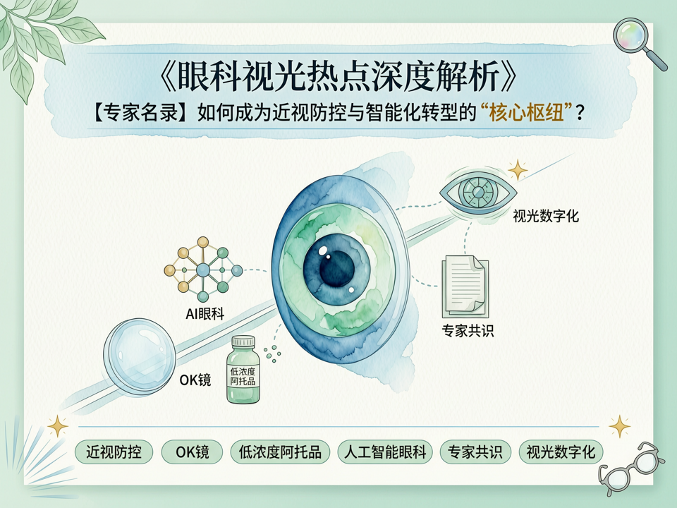 《眼科视光热点深度解析:【专家名录】如何成为近视防控与智能化转型的“核心枢纽”?》