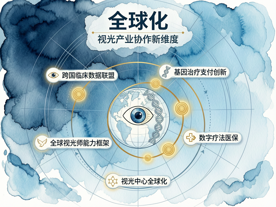 全球视光产业协作新维度:跨国临床数据联盟与基因治疗支付创新双轮驱动