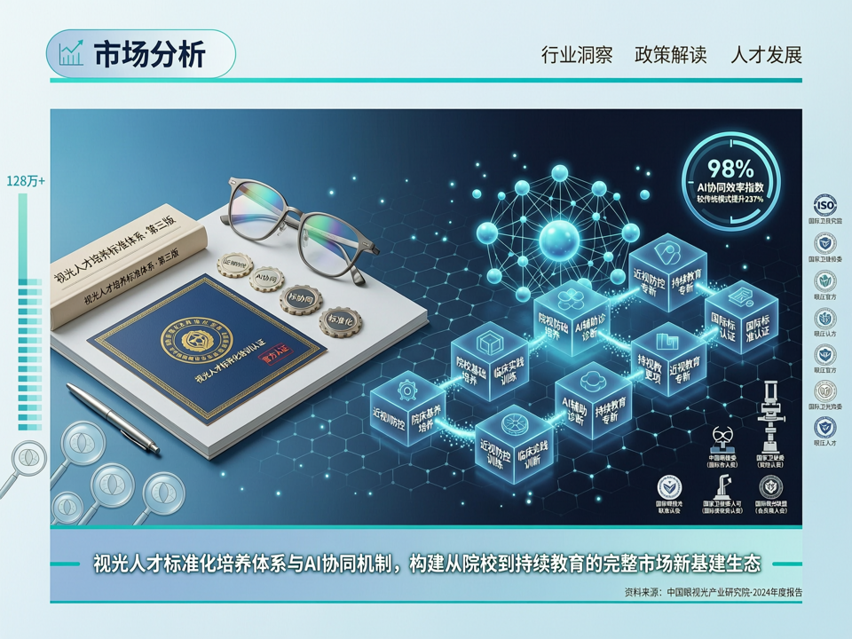 视光人才“标准化”与“AI协同”:从院校培养到持续教育的市场新基建