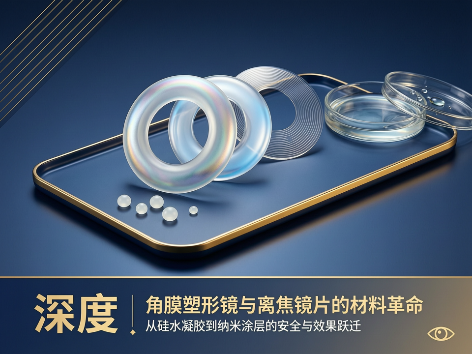 深度 | 角膜塑形镜与离焦镜片的材料革命:从硅水凝胶到纳米涂层的安全与效果跃迁