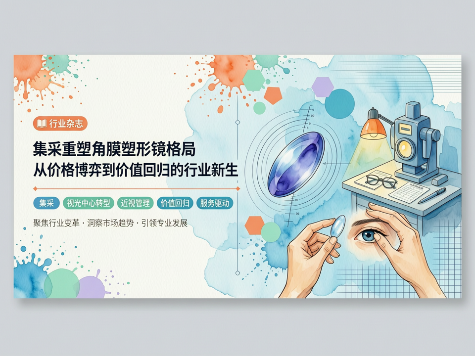 集采重塑角膜塑形镜格局:从价格博弈到价值回归的行业新生