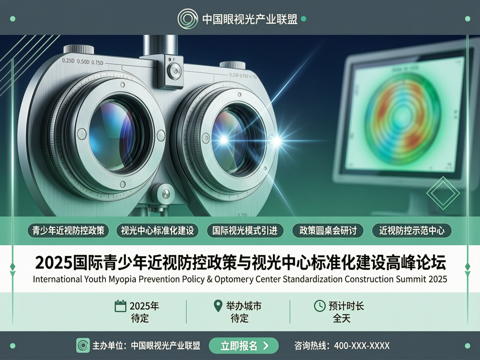 2025国际青少年近视防控政策与视光中心标准化建设高峰论坛