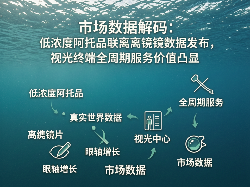 市场数据解码:低浓度阿托品联合离焦镜片真实世界数据发布,视光终端全周期服务价值凸显