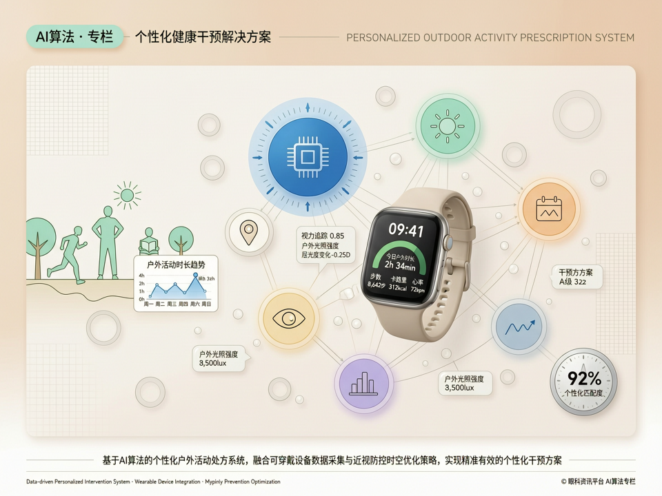AI算法驱动的个性化户外活动处方:从可穿戴设备到近视防控时空优化