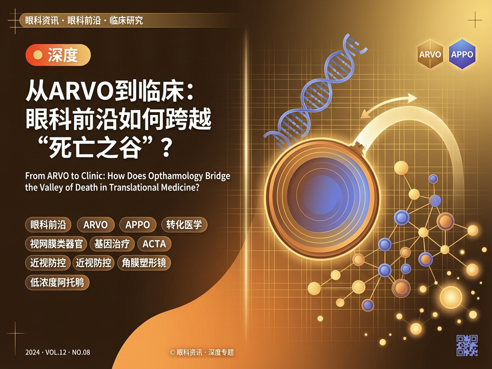 深度 | 从ARVO到临床:眼科前沿如何跨越‘死亡之谷’?