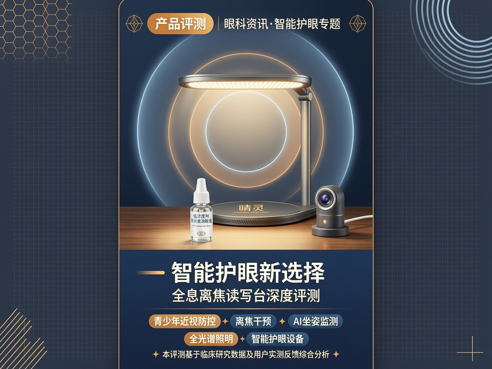 智能护眼新选择:全息离焦读写台“睛灵书桌”搭配低浓度阿托品联合方案深度评测