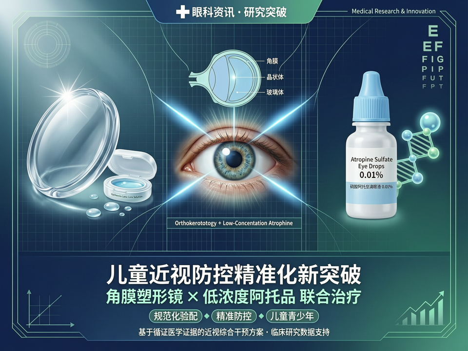 角膜塑形镜验配规范化与低浓度阿托品联用:儿童近视防控精准化新突破