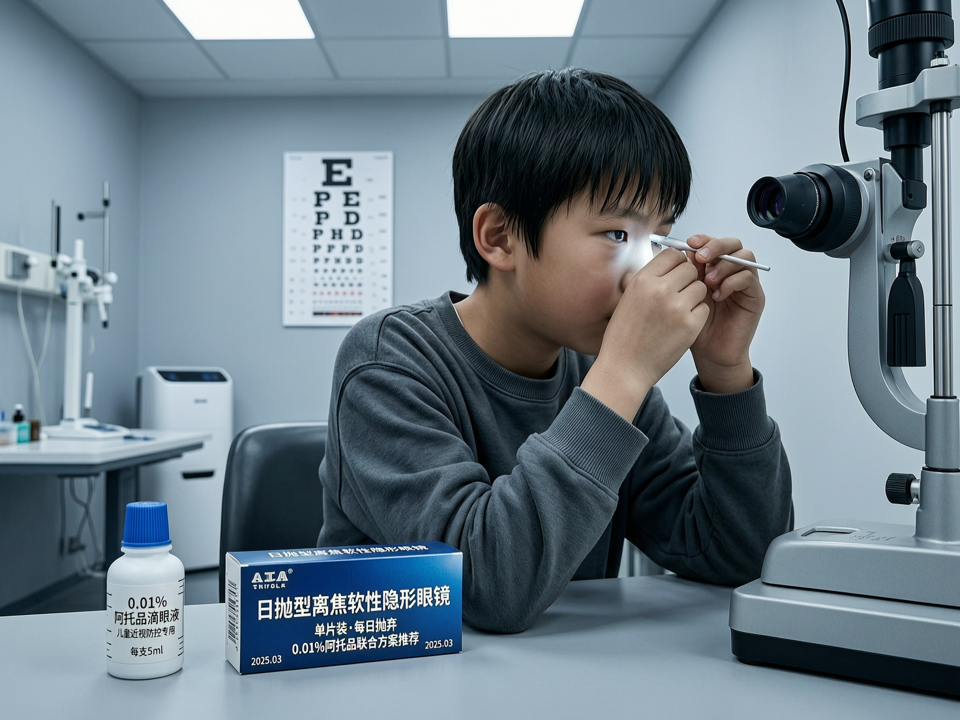 青少年近视防控新“神器”:低浓度阿托品联合离焦软镜“日抛控”组合方案深度评测