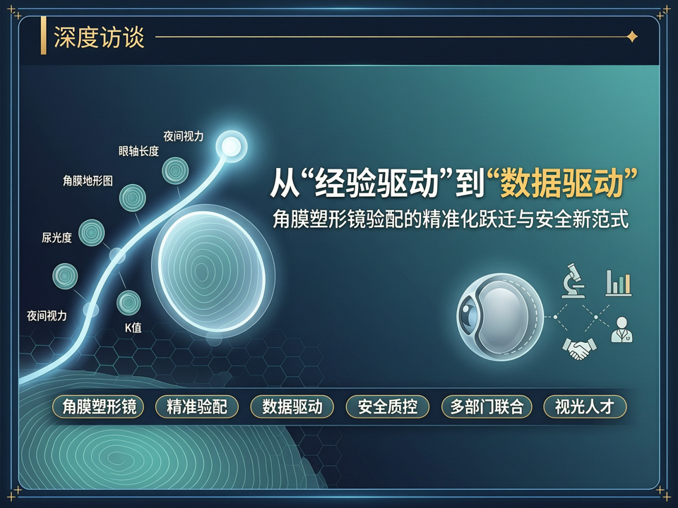 深度访谈 | 从“经验驱动”到“数据驱动”:角膜塑形镜验配的精准化跃迁与安全新范式