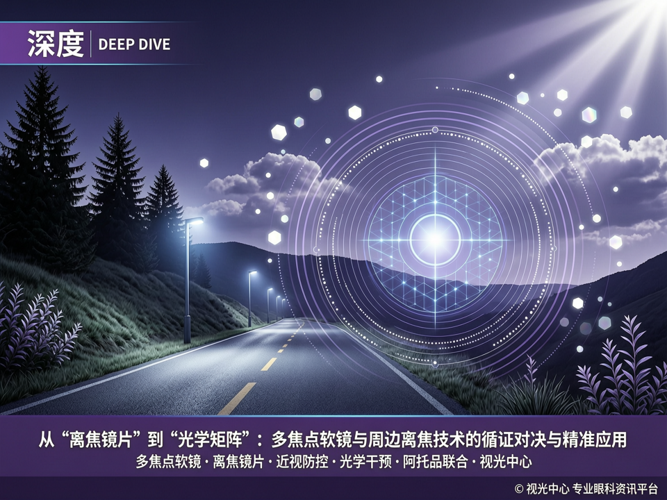 深度 | 从‘离焦镜片’到‘光学矩阵’:多焦点软镜与周边离焦技术的循证对决与精准应用