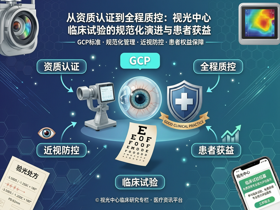 从资质认证到全程质控:视光中心临床试验的规范化演进与患者获益