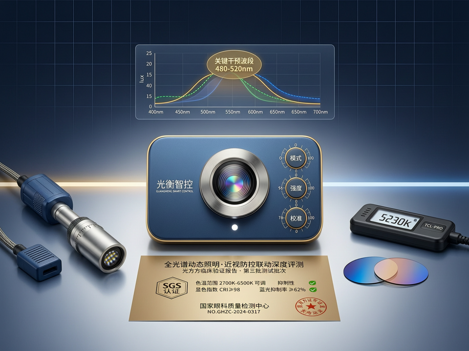 光环境智能管家“光衡智控”:全光谱动态照明与近视防控联动深度评测