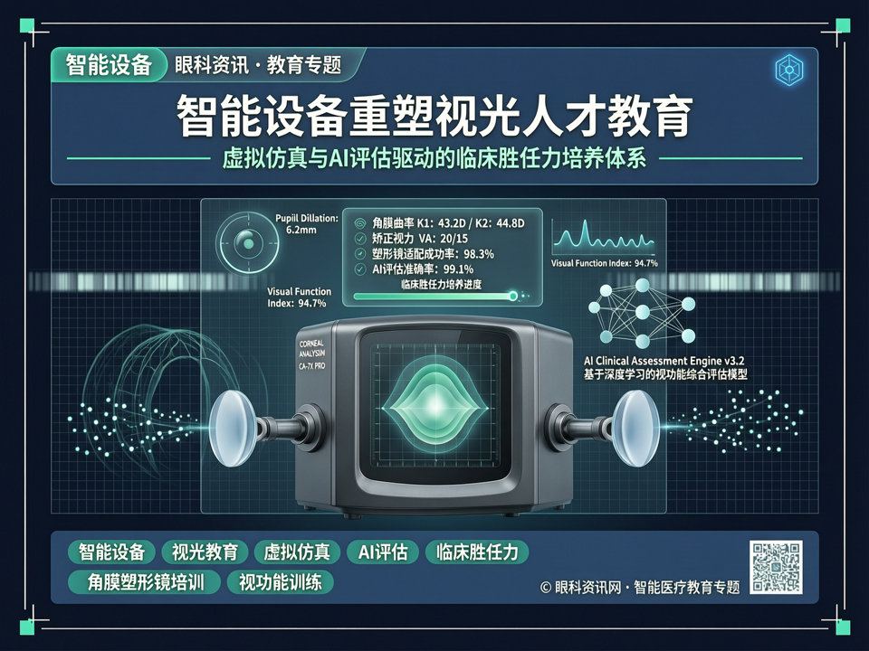 智能设备重塑视光人才教育:虚拟仿真与AI评估驱动的临床胜任力培养体系