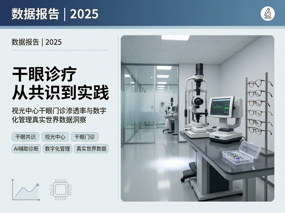 数据报告 | 2025干眼诊疗从共识到实践:视光中心干眼门诊渗透率与数字化管理真实世界数据洞察