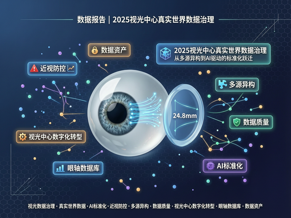 数据报告 | 2025视光中心真实世界数据治理:从多源异构到AI驱动的标准化跃迁