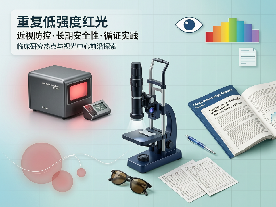 重复低强度红光控制近视的长期安全性:临床研究热点与循证实践