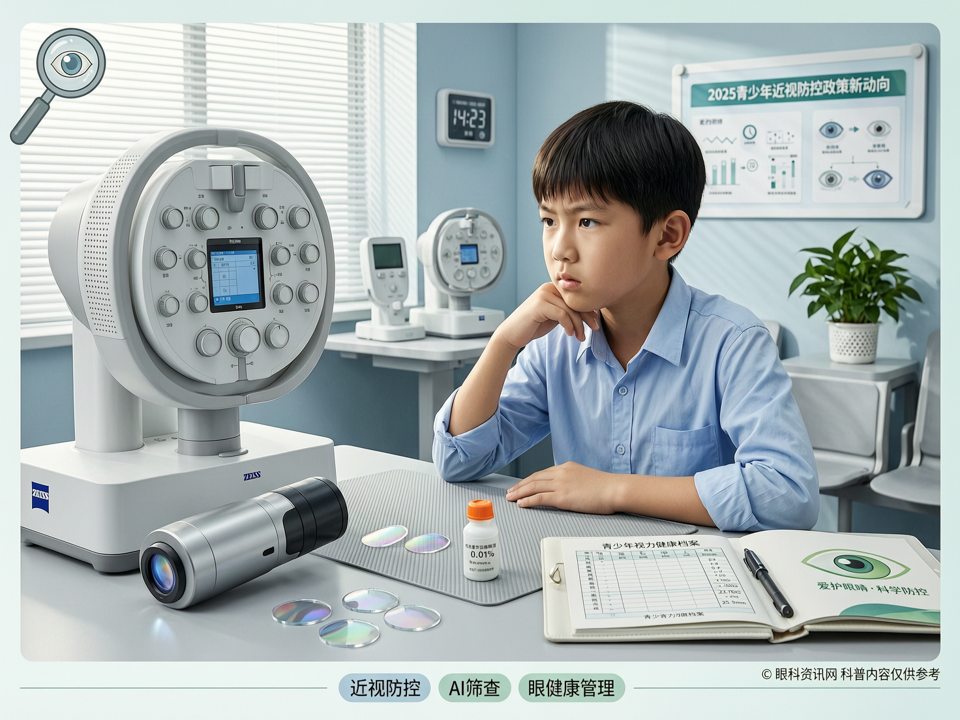 2025青少年近视防控政策新动向:从“视力筛查”到“眼健康管理”的全周期升级