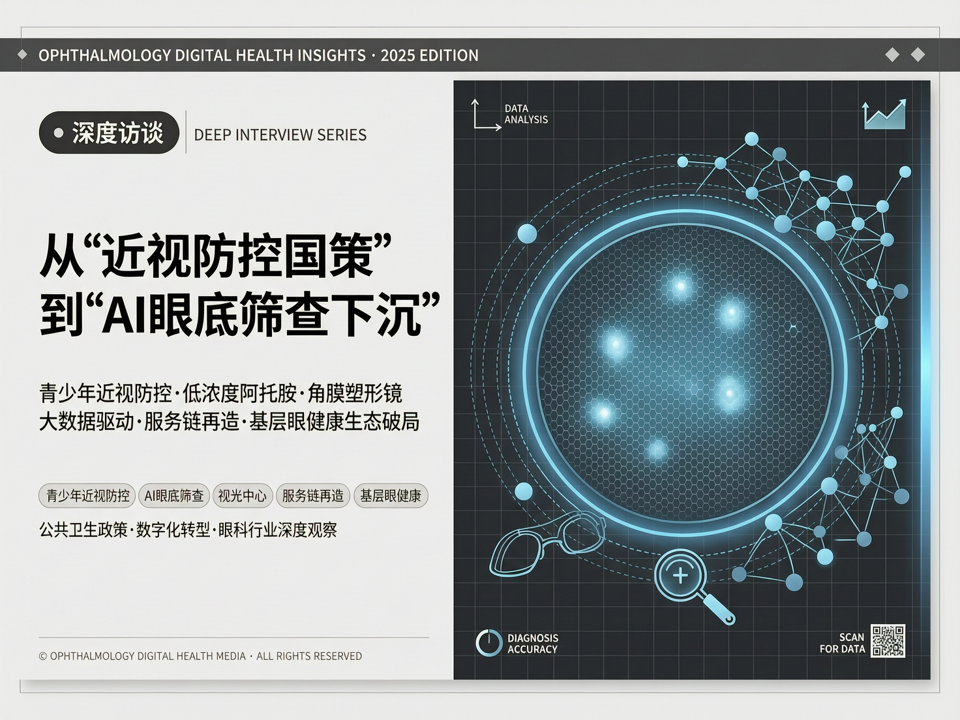 深度访谈 | 从“近视防控国策”到“AI眼底筛查下沉”:基层眼健康生态的破局与视光中心服务链再造