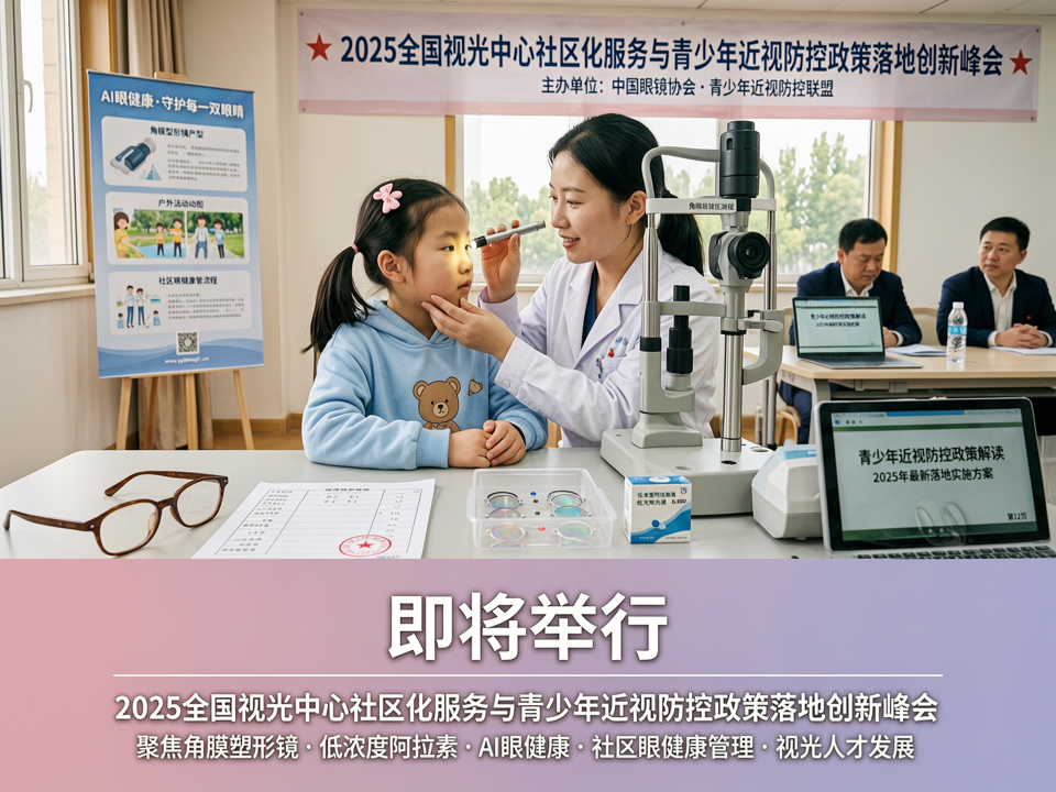 2025全国视光中心社区化服务与青少年近视防控政策落地创新峰会