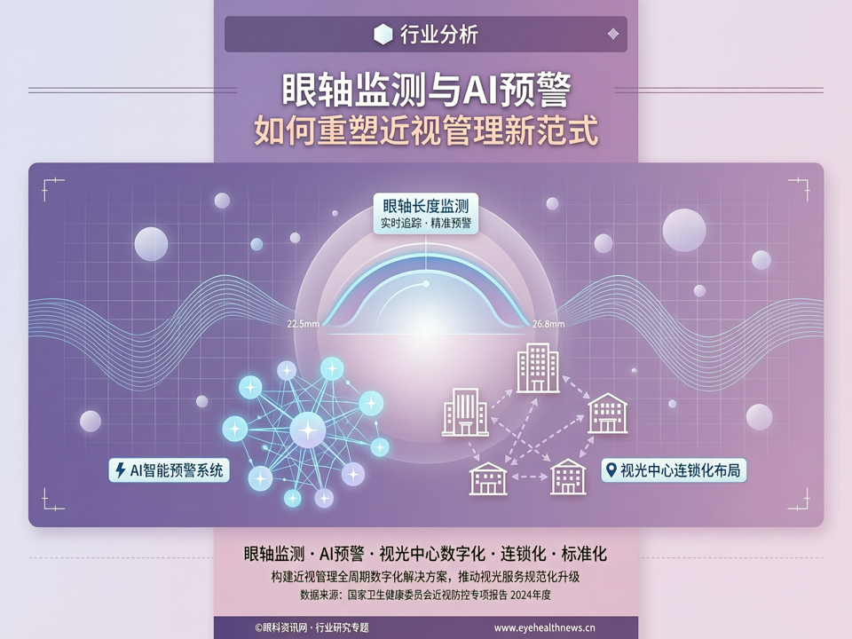 视光中心数字化连锁化加速:眼轴监测与AI预警如何重塑近视管理新范式