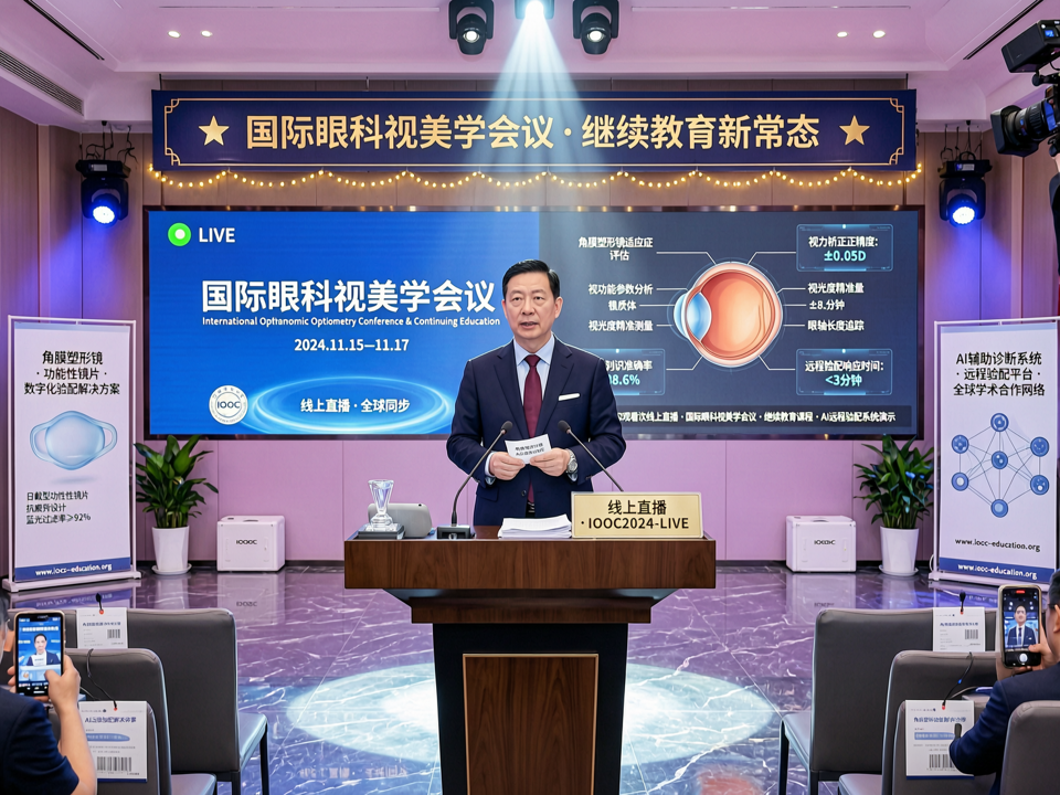 线上直播聚焦“国际眼科视光学会议与继续教育新常态”:从全球学术动态到视光中心AI远程验配的云端传译
