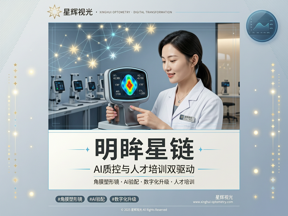 星辉视光发布“明眸星链”视光中心数字化升级方案,AI质控与人才培训双驱动