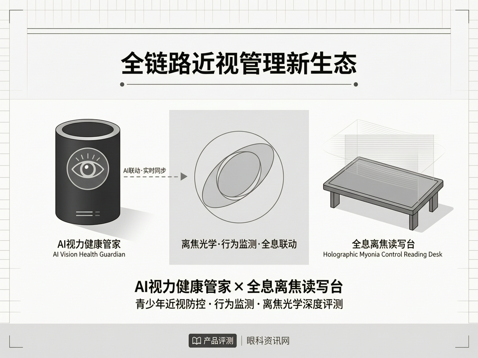 全链路近视管理新生态:AI视力健康管家“明眸小哨兵”与离焦读写台联动深度评测