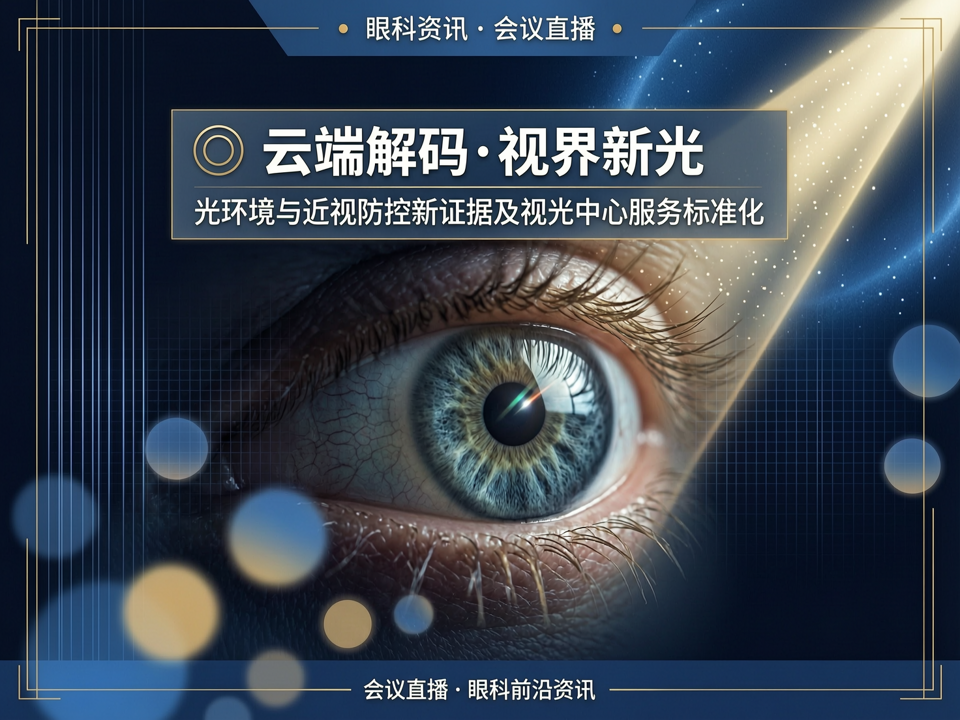 云端解码·视界新光:会议直播聚焦光环境与近视防控新证据及视光中心服务标准化