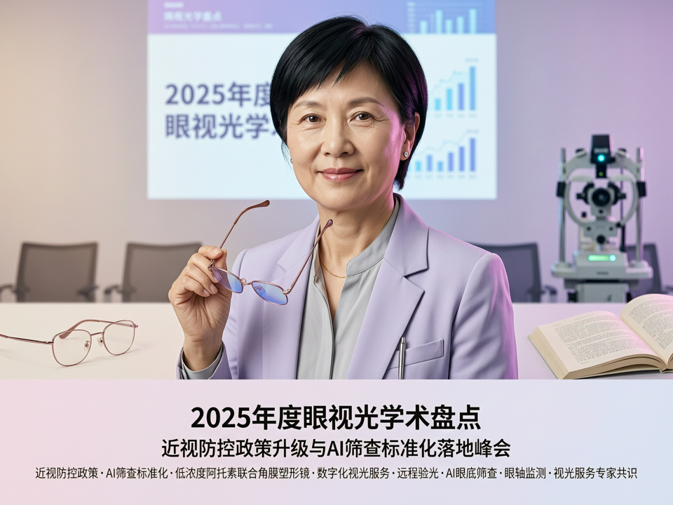 2025年度眼视光学术盘点:近视防控政策升级与AI筛查标准化落地峰会