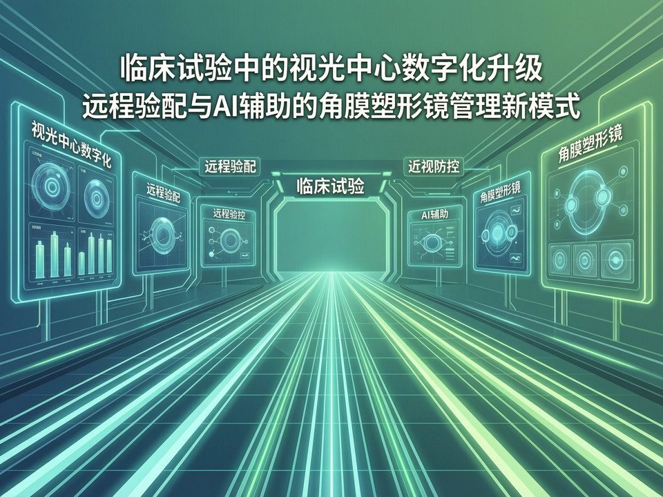 临床试验中的视光中心数字化升级:远程验配与AI辅助的角膜塑形镜管理新模式