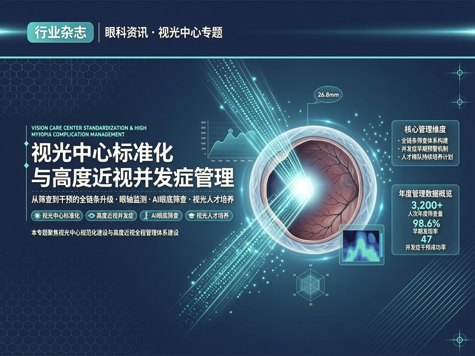 视光中心标准化与高度近视并发症管理:从筛查到干预的全链条升级