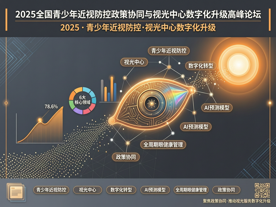 2025全国青少年近视防控政策协同与视光中心数字化升级高峰论坛