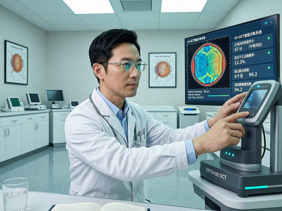 视光中心“AI+OCT”融合:从眼底结构量化到近视风险预测的精准跃迁
