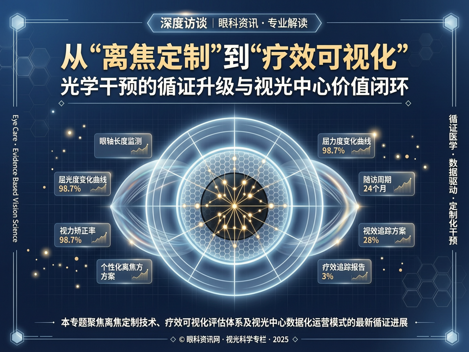 深度访谈 | 从“离焦定制”到“疗效可视化”:光学干预的循证升级与视光中心价值闭环
