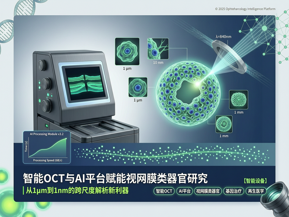 智能OCT与AI平台赋能视网膜类器官研究:从1 μm到1 nm的跨尺度解析新利器